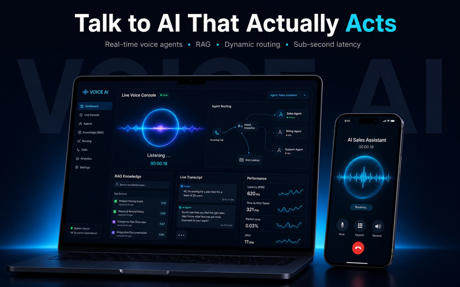 Voice Agentic AI Platform preview